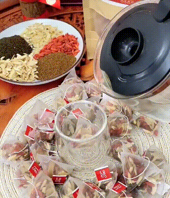 GENSTHÉ™ Thé Pour Les Reins Au Ginseng Et Aux Six Trésors Formule - (10 Sachets par Boîte)